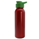 a red bottle & green lid terrain - 24 oz metallike bottle with drink thru lid