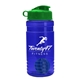 a blue bottle & green lid & royal blue mixing ball groove 20 oz tritan(tm) shaker bottle with flip lid and mixing ball
