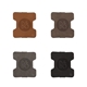 a group of gilder leather earbud wrap