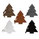 a group of tannenbaum leather tree ornament