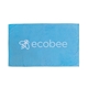 aerial view a ocean blue riviera soft beach towel, image 1 of 2