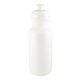 a white 20 oz bike sports white water bottle