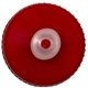 a red 20 oz bike sports white water bottle