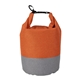 aerial view a orange brighton 5l waterproof two - tone dry bag, image 1 of 3