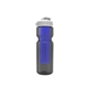 a smoke bottle & white lid & translucent blue infuser champion - 28 oz transparent bottle with flip lid and large infuser
