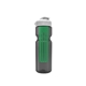 a smoke bottle & white lid & translucent green infuser champion - 28 oz transparent bottle with flip lid and large infuser