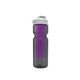 a smoke bottle & white lid & translucent violet infuser champion - 28 oz transparent bottle with flip lid and large infuser
