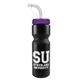 a black bottle & violet lid garyline(r) the journey - 28 oz bottle colors (straw lid)