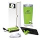 aerial view a lime analog 5- piece technology gift set, image 1 of 2