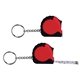 aerial view a red mini grip 3.25 tape measure keychain domestic, image 1 of 2