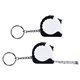aerial view a white mini grip 3.25 tape measure keychain domestic, image 1 of 2