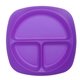 aerial view a translucent purple childrens portion plate, image 1 of 2
