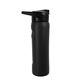 aerial view a black fran vacuum sport bottle - 18 oz, image 1 of 8