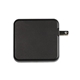 aerial view a pms black c ravpower 6700mah power bank with dual usb wall charger, image 1 of 5