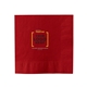 aerial view a red 186u luncheon napkin - (color), image 1 of 14