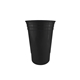 aerial view a black 16 oz double wall cup, image 1 of 2