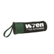 aerial view a green scholar pencil case w / hand strap, image 1 of 2