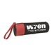 aerial view a red scholar pencil case w / hand strap, image 1 of 2