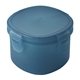 aerial view a translucent aqua snack - in(tm) polyprolylene food container, image 1 of 2