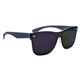 aerial view a blue outrider mirrored malibu sunglasses, image 1 of 5