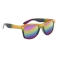 aerial view a metallic rainbow metallic rainbow malibu sunglasses, image 1 of 6