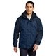 aerial view a insignia blue/ navy eclipse port authority(r) ranger 3- in -1 jacket, image 1 of 6
