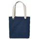 a navy/ chili red port authority(r) allie tote