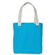 a turquoise/ shock lime port authority(r) allie tote
