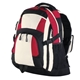 a black/ red/ stone port authority(r) urban backpack