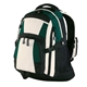 aerial view a black/ hunter/ stone port authority(r) urban backpack, image 1 of 2