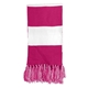 a pink raspberry/ white sport - tek(r) spectator scarf