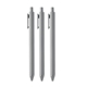 a gray (black ink) soft touch gel tip jotter pens - multicolor magic