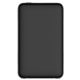 aerial view a pms black c 5000mah hermosa 2.1a output portable charger power bank, image 1 of 4