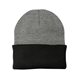 a athletic oxford/ black port authority(r) knit cap