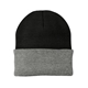 a black/ athletic oxford port authority(r) knit cap