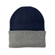 a navy/ athletic oxford port authority(r) knit cap