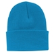a neon blue port authority(r) knit cap
