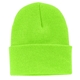 a neon green port authority(r) knit cap