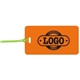 a orange tag & lime strap two color luggage tag