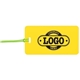 a yellow tag & lime strap two color luggage tag