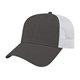 aerial view a charcoal/white value trucker cap, image 1 of 5