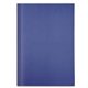 aerial view a dark blue perfect bound eco notebook, image 1 of 2