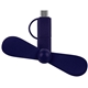 a navy blue mini usb cellphone fan