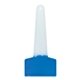 a white to blue large mood(tm) ice scraper, full color digital