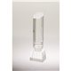 aerial view a clear hexagon tower award, image 1 of 2