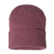 a heather cardinal sportsman - 12 solid cuffed beanie - colors