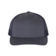 aerial view a ombre blue/ navy richardson - five - panel trucker cap - colors, image 1 of 3