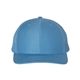 aerial view a columbia blue richardson adjustable six - panel trucker hat, image 1 of 3