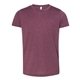 aerial view a maroon triblend bella + canvas - youth triblend tee, image 1 of 4