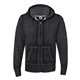 aerial view a twisted black j. america - vintage zen fleece full - zip hooded sweatshirt - colors, image 1 of 7